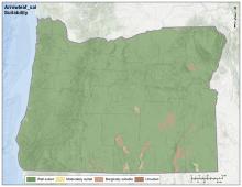 Arrowleaf Salinity Oregon Map