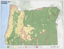 Arrowleaf Soil Oregon Map