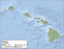 Red Clover Salinity Hawaii Map