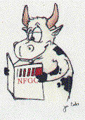 Cow-menu cartoon