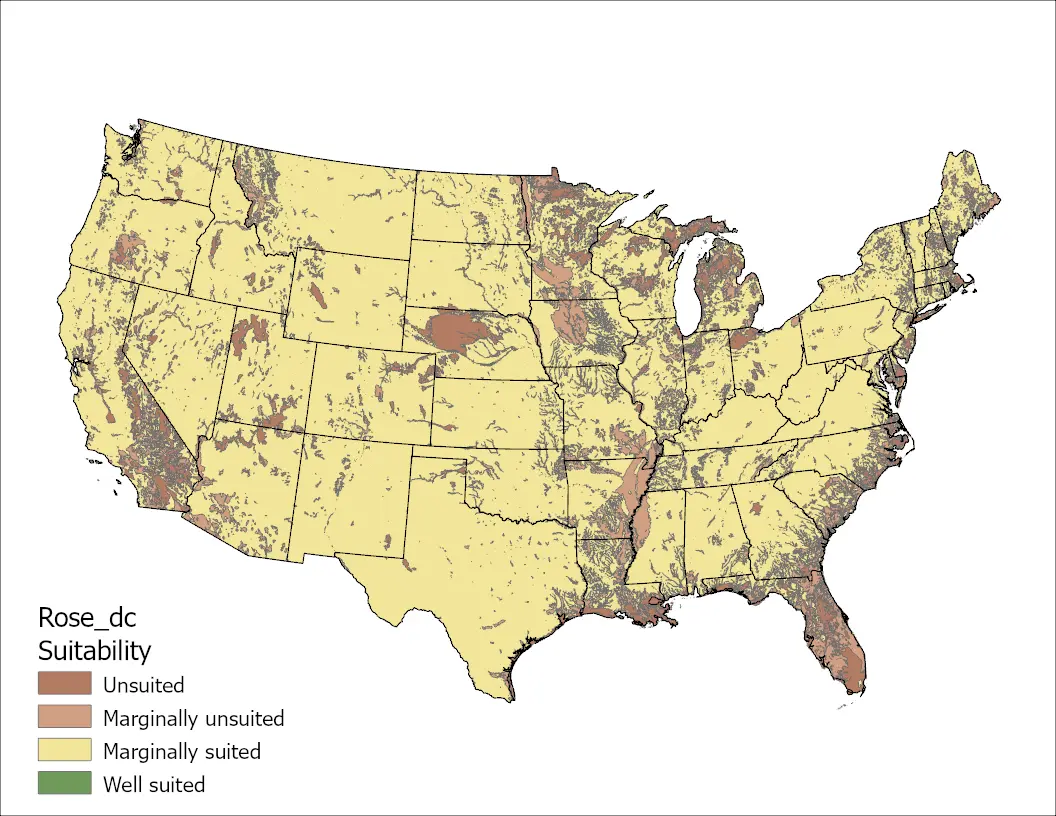 Rose Clover Drainage US Map