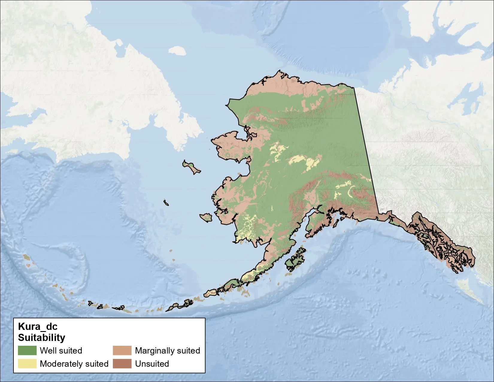 Kura Clover Drainage Alaska Map