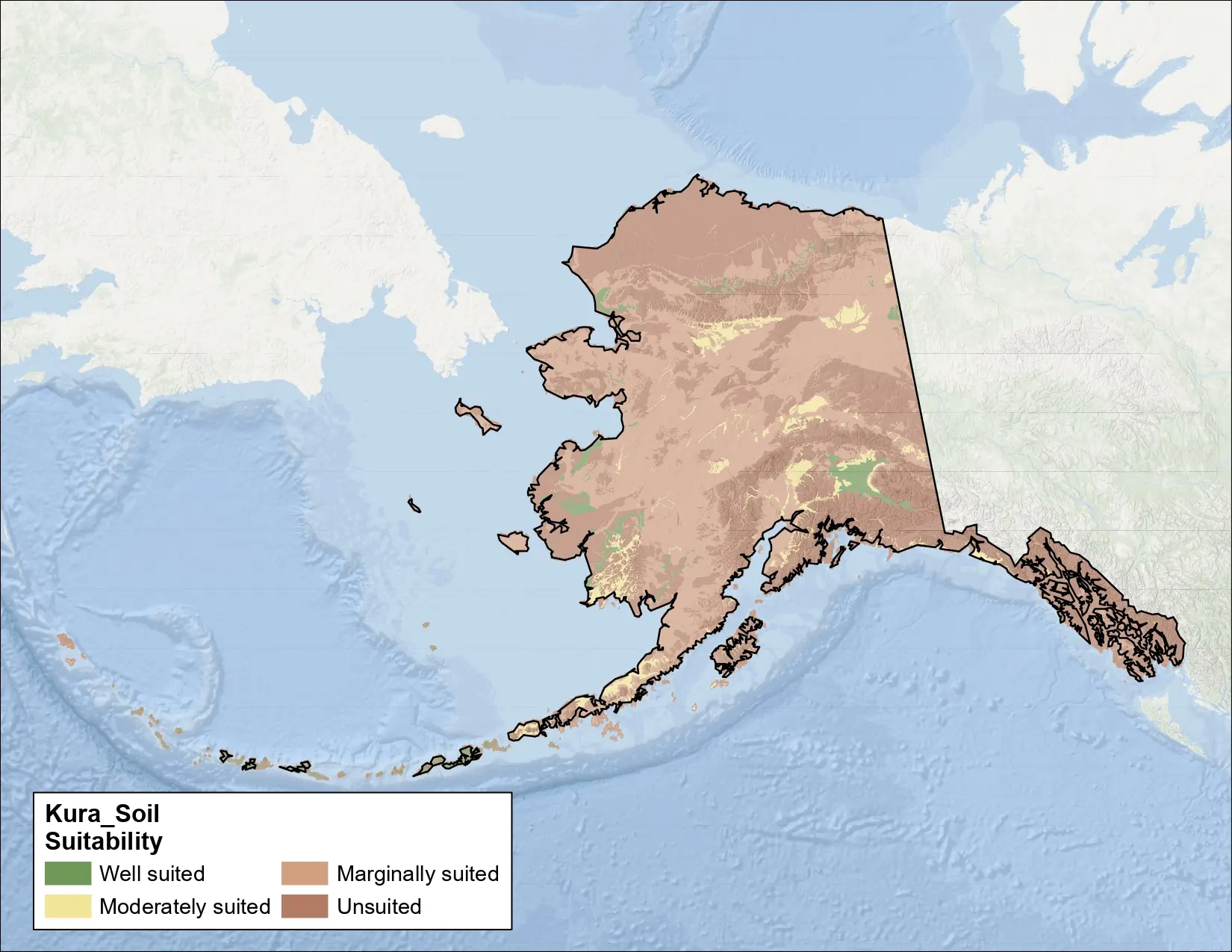 Kura Clover Soil Alaska Map