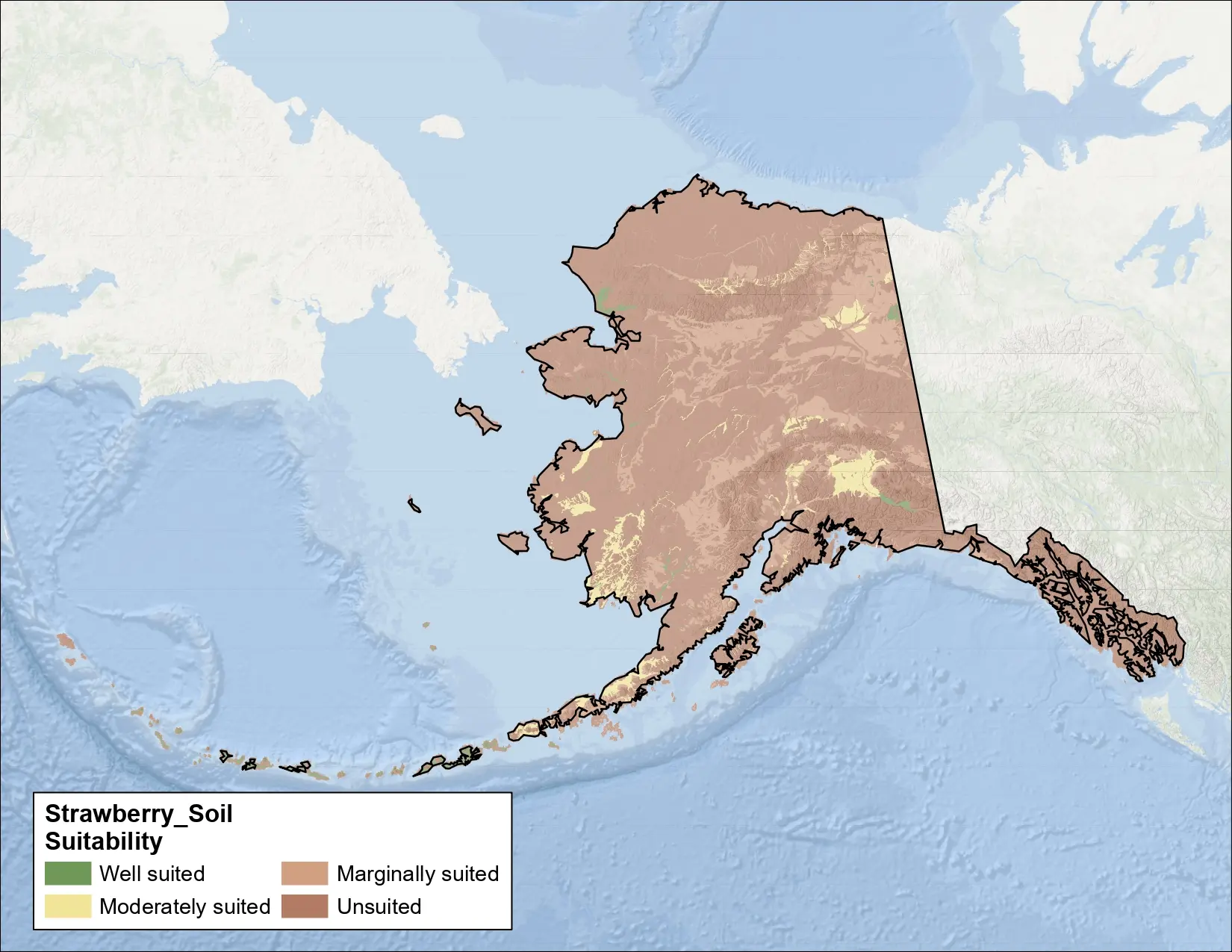 Strawberry Clover Soil Alaska Map