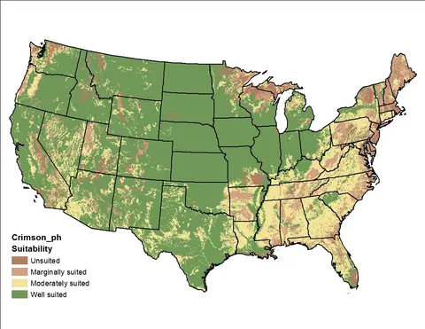 Crimson pH US Map