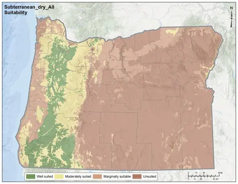 Subterranean Clover All Dry Oregon Map