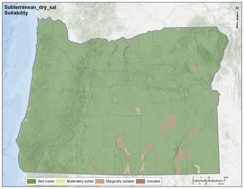 Subterranean Clover Salinity Dry Oregon Map