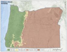 Crimson Clover Climate Oregon Map