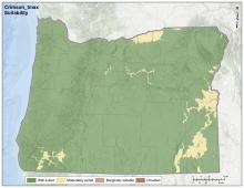 Crimson Clover Maximum Temperature Oregon Map